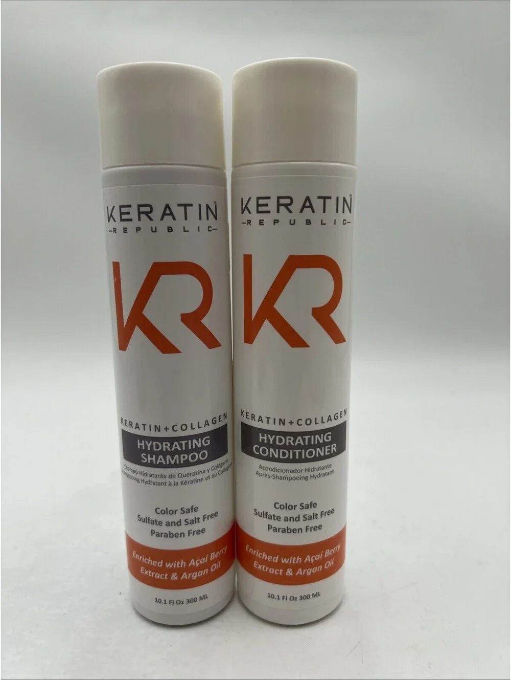 Keratin + Collagen Hydrating Shampoo & Hydrating Conditioner 10.1 Oz